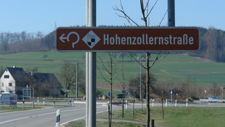 Schild Hohenzollernstraße